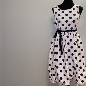 JCrew polka dot dress